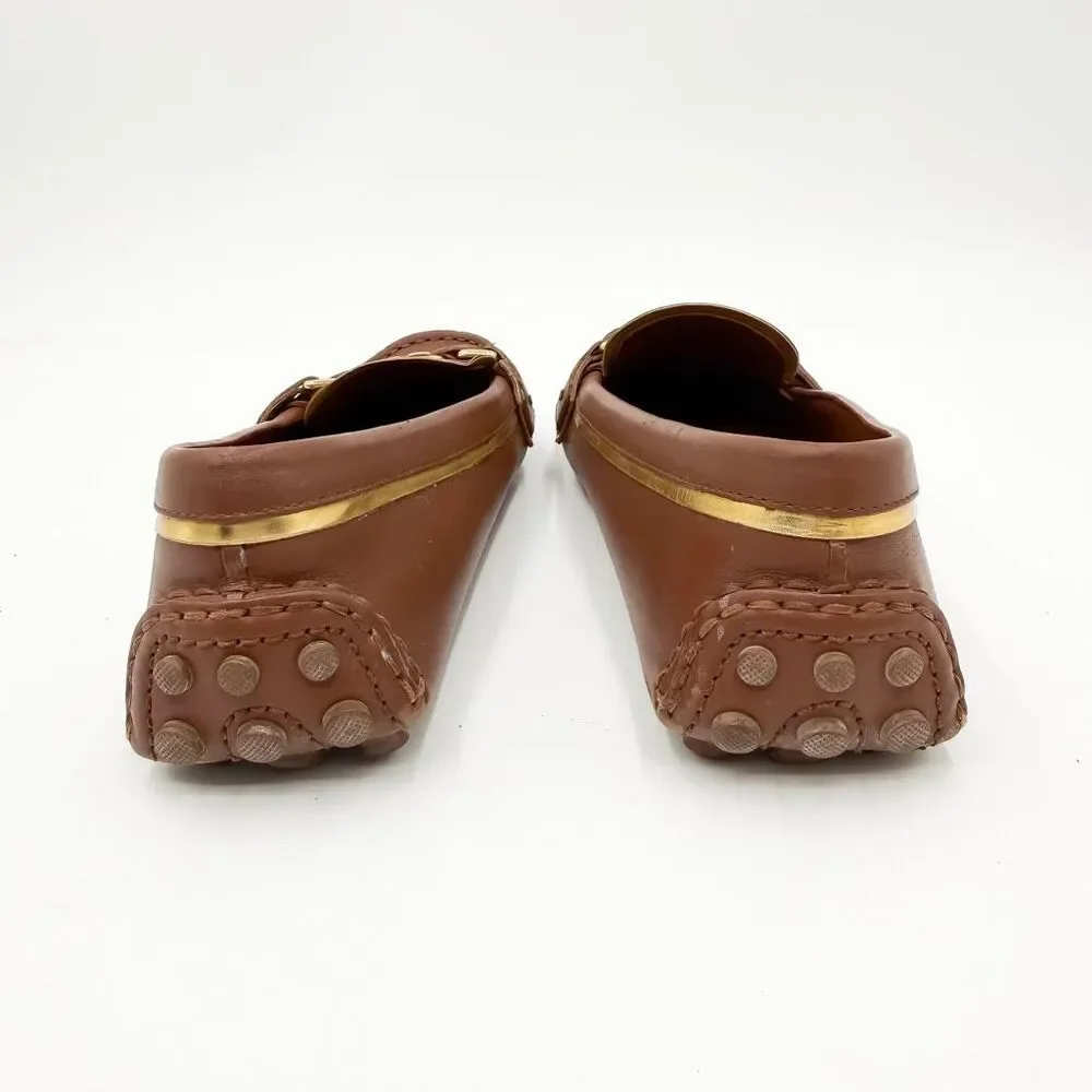 Louis Vuitton LV Loafers Leather Moccasins Flats EU 37 US 7